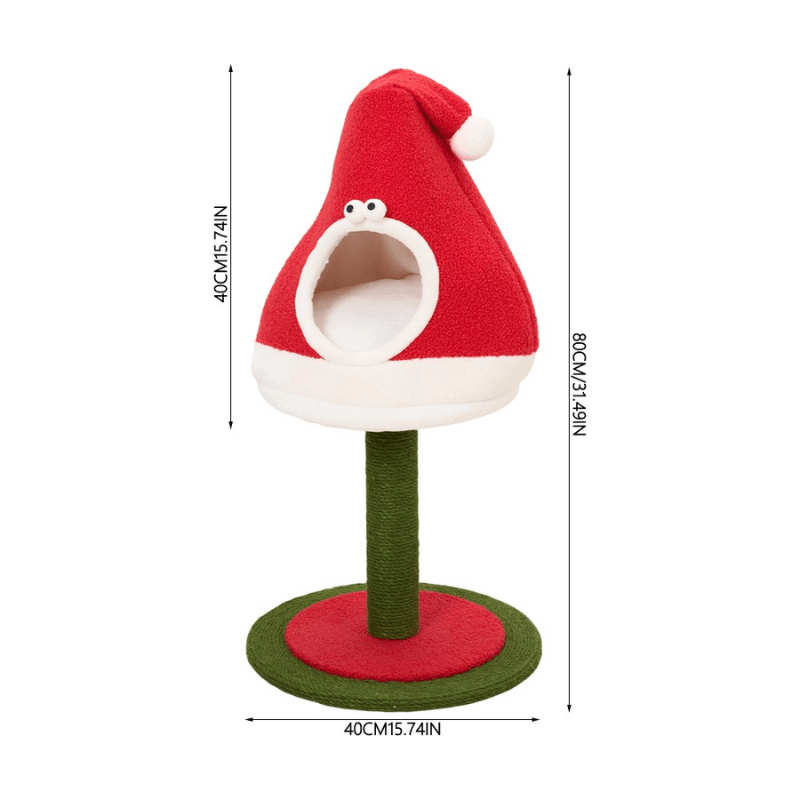 Roveroo™ Santa's Grotto Cat Bed & Scratcher